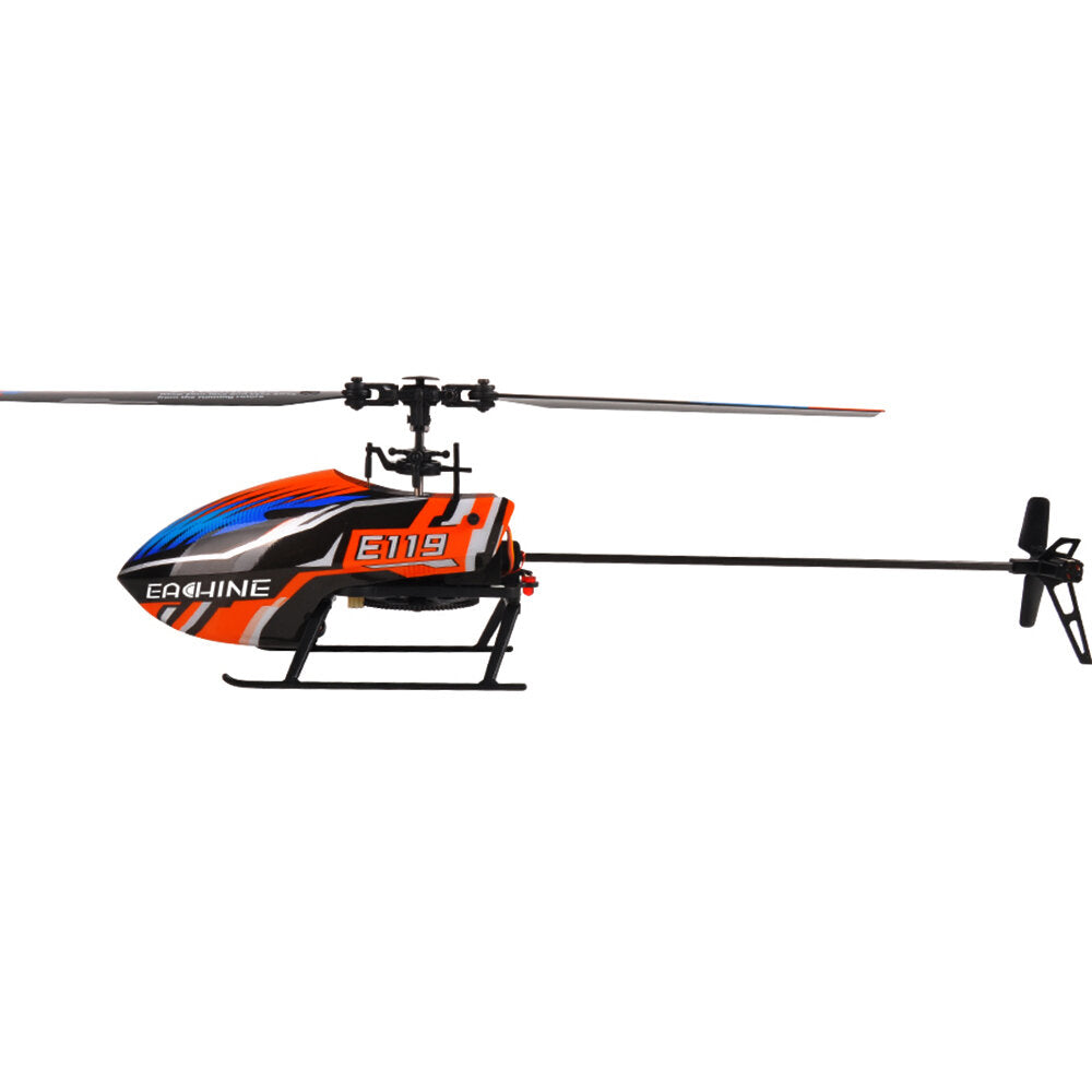 Eachine E119 2.4G 4CH 6-Axis Gyro Flybarless RC Helicopter RTF 3pcs 4pcs Batteries Version