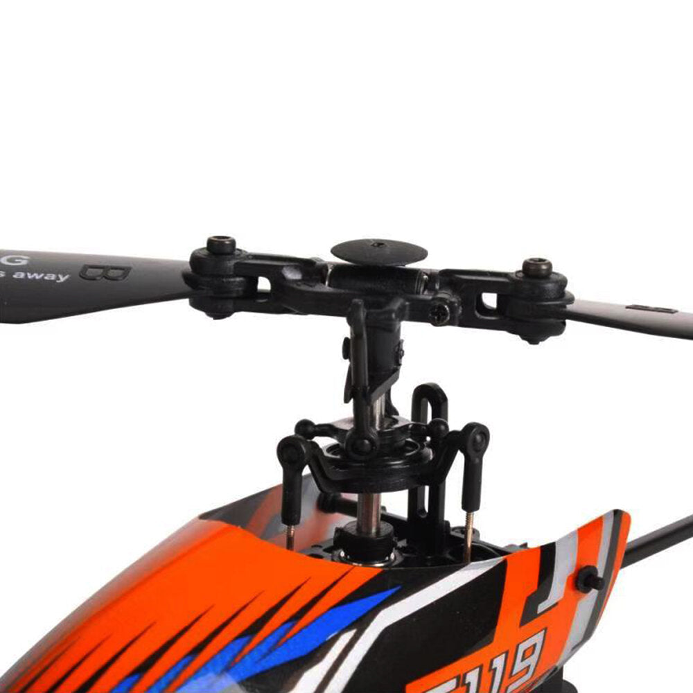Eachine E119 2.4G 4CH 6-Axis Gyro Flybarless RC Helicopter RTF 3pcs 4pcs Batteries Version