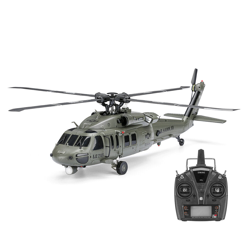 Eachine E200 2.4G 6CH 3D6G System Dual Brushless Direct Drive Motor 1:47 Scale Flybarless RC Helicopter
