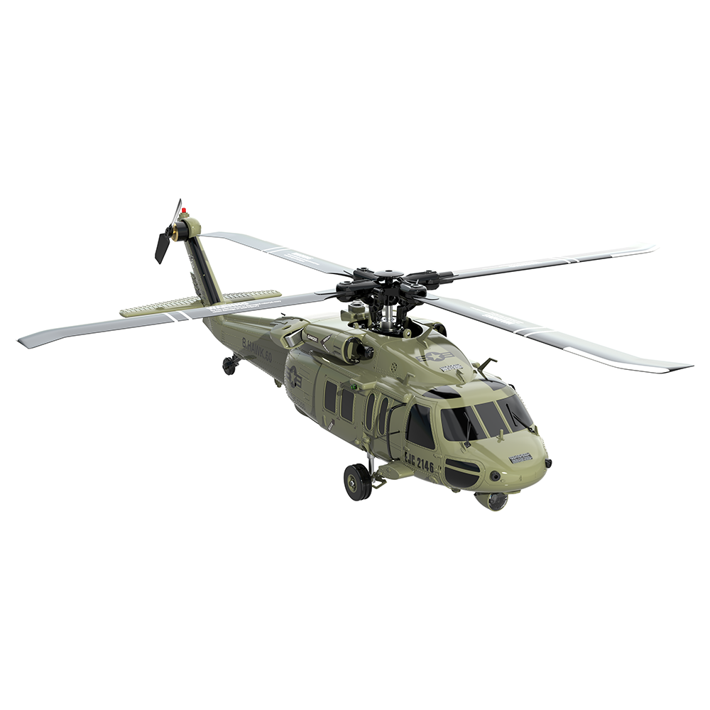 Eachine E200 2.4G 6CH 3D6G System Dual Brushless Direct Drive Motor 1:47 Scale Flybarless RC Helicopter