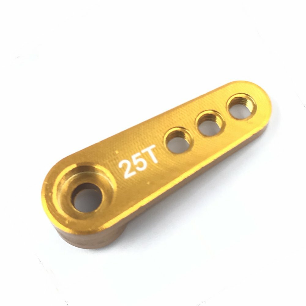 1PC Aluminum 28.3mm 25T Teeth Tooth Steering Half Servo Arm Horn for 1/10 Rc Car HSP Wltoys