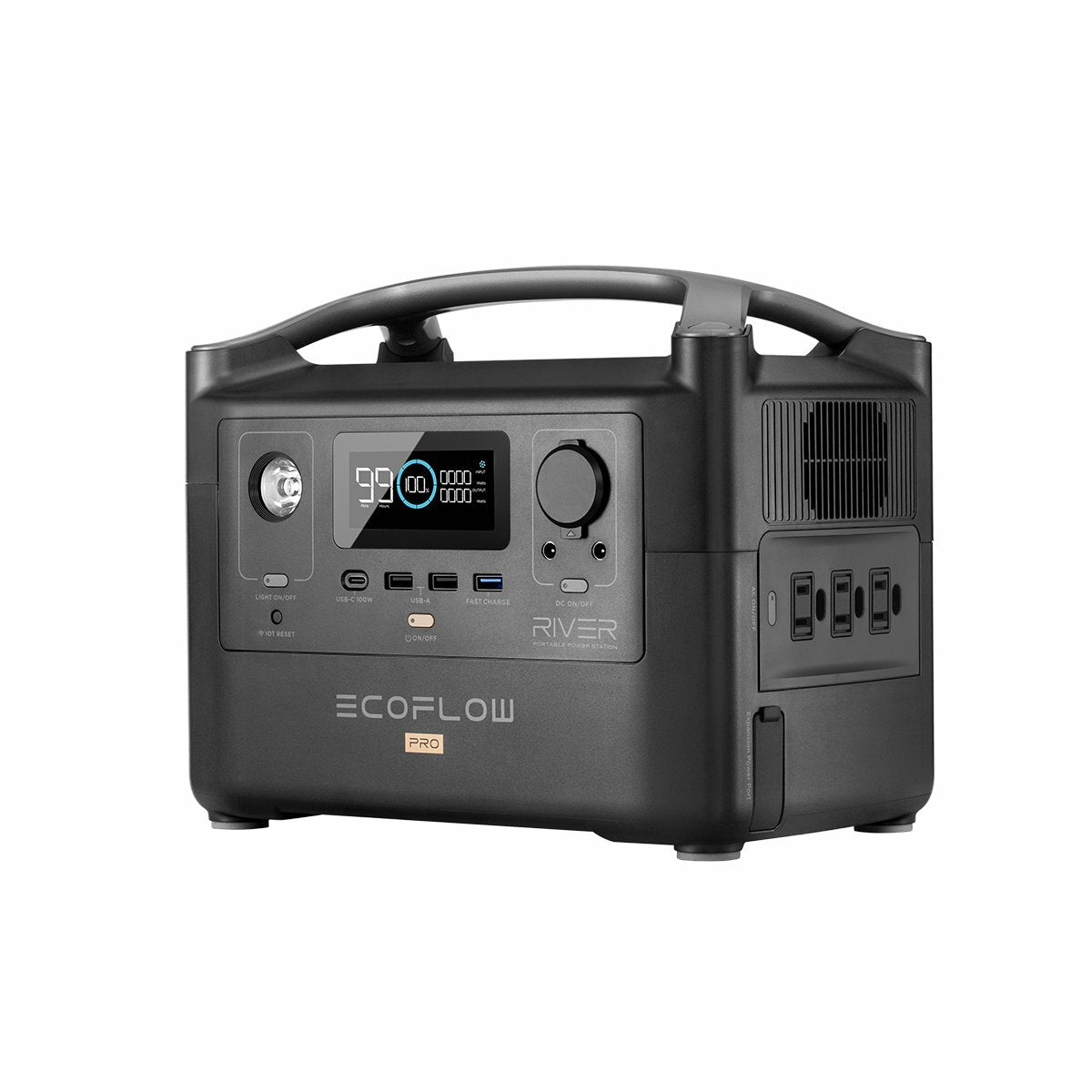 EcoFlow RIVER Pro 720Wh Portable Power Station AC Output Energy Supply for RC Drone Outdoor Camping Emergency