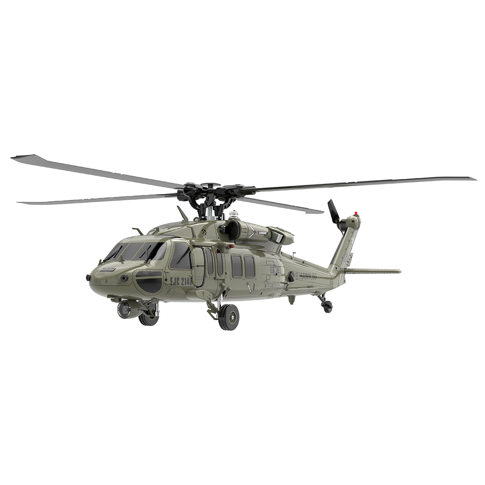 Eachine E200 2.4G 6CH 3D6G System Dual Brushless Direct Drive Motor 1:47 Scale Flybarless RC Helicopter
