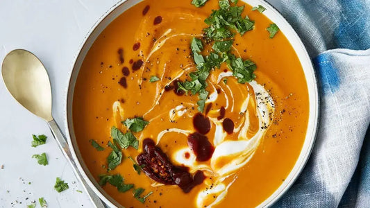 Spiced Butternut Squash and Lentil Soup Recipe