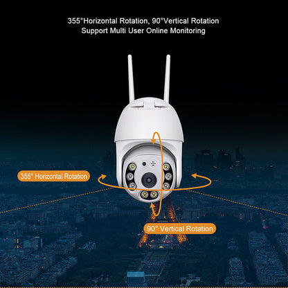 1080p Hd 3mp Ptz Security Camera Two-way Talk Mobile