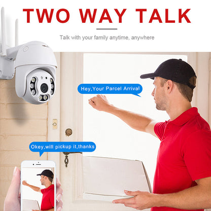 1080p Hd 3mp Ptz Security Camera Two-way Talk Mobile