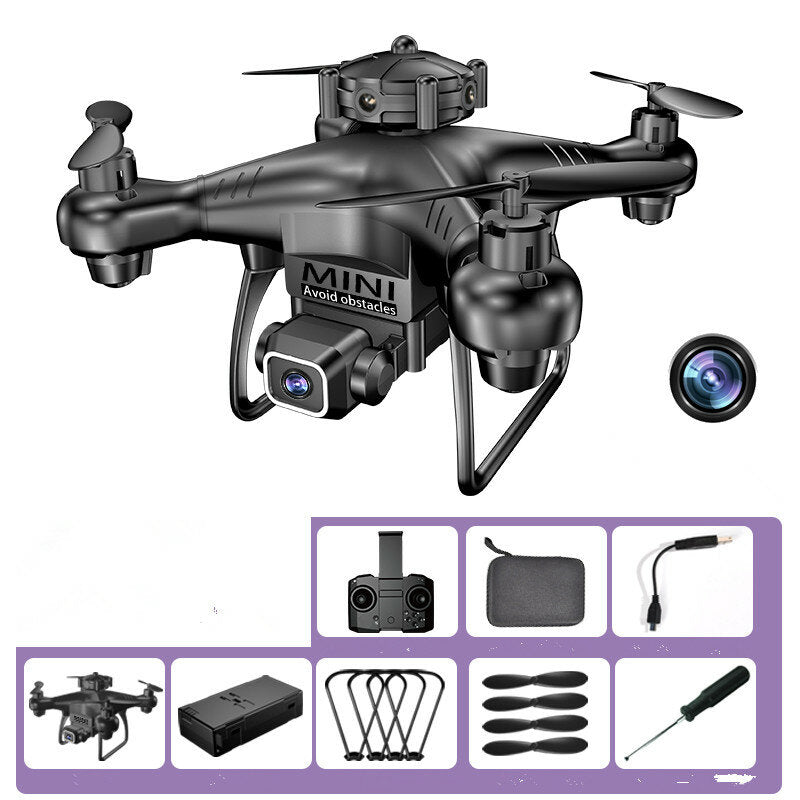 CSJ S176 Mini UAV 2.4G WiFi FPV With 4K Dual Camera Obstacle Avoidance Air Pressure 360 Rolling RC Quadcopter Drone RTF