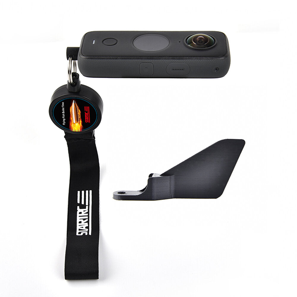 STARTRC Flying Fish Artifact Action Camera Accessories Portable Bullet Time Lanyard Panoramic Practical for INSTA360 ONE X/X2 Sport Camera