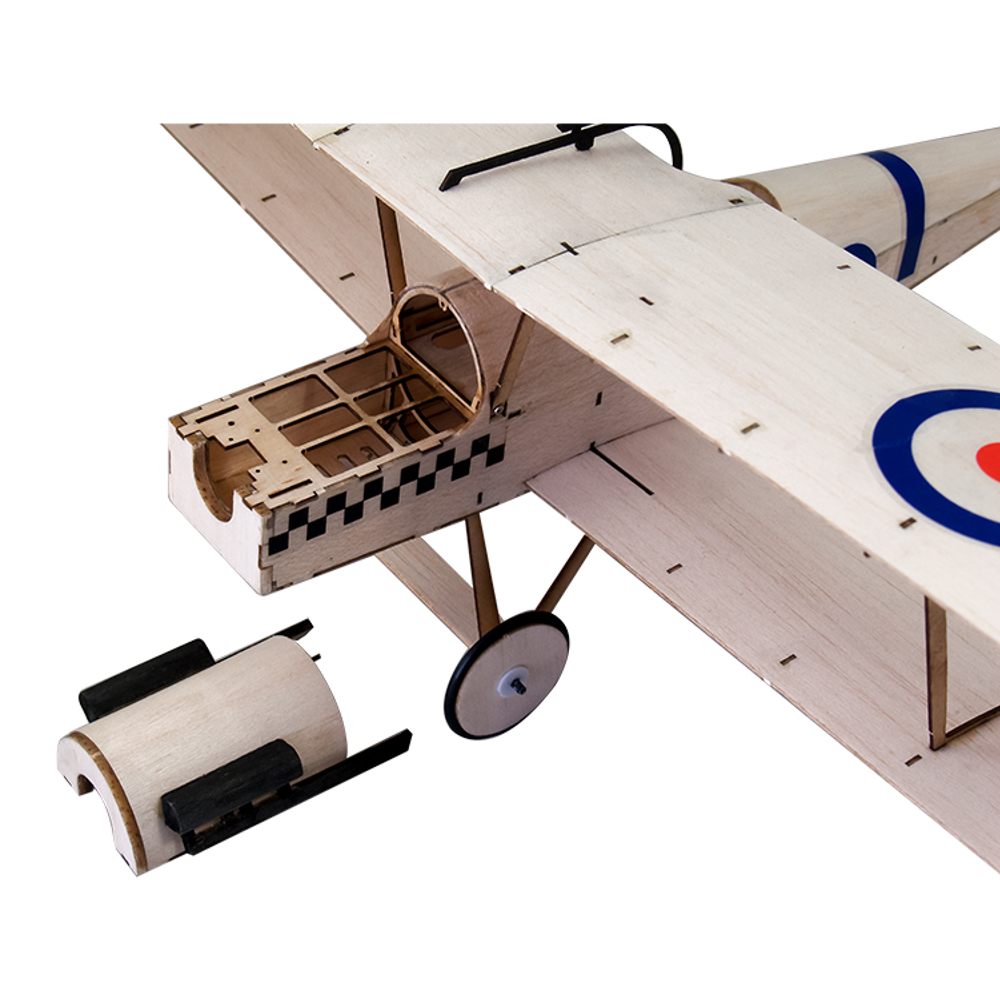 Dancing Wings Hobby SE5A 378mm Wingspan Balsa Wood Biplane RC Airplane